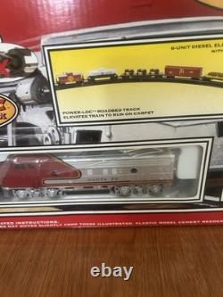 Life Like Trains Homestead Express HO Train Set Santa Fe Diesel Locomotive NIB