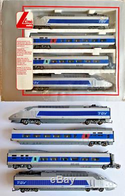 Lima Ho Gauge L149714 4 Car Tgv High Speed Sncf Emu Train Pack Boxed