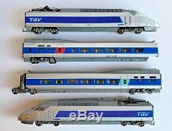 Lima Ho Gauge L149714 4 Car Tgv High Speed Sncf Emu Train Pack Boxed