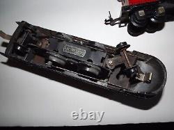 Lionel 027 1688e Engine Train 1940's Set BoxCar, Caboose, Shell Tanker & Coal Car