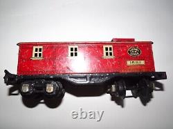 Lionel 027 1688e Engine Train 1940's Set BoxCar, Caboose, Shell Tanker & Coal Car