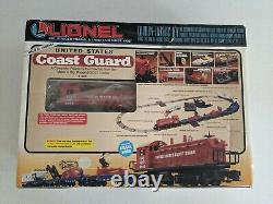 Lionel 11905 Coast Guard O Gauge Train Spotlight, Boat, Crane, and Medical CAR