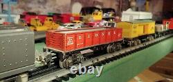Lionel 1668E Locomotive Die-cast withTender & 6-Car Train 027-O Excellent Runs