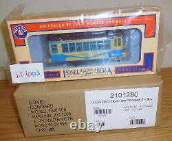 Lionel 2101280 Lcca Scranton Electric City Banquet Trolley Car O Gauge Train