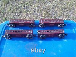 Lionel 224 O O27 Gauge Steam Locomotive Passenger Car 2642 2643 Train Set