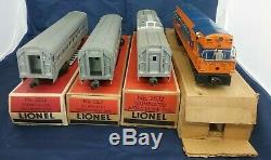 Lionel 2341 Jersey Central FM Train Master withBox and 3 Pass Cars Original