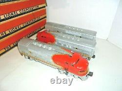 Lionel 2353 Santa Fe Passenger Set Aba And 4 Cars Vintage Postwar O Gauge