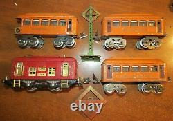 Lionel #292 Train Set with248 Engine & 607 / 608 Pullman Observation cars + Box