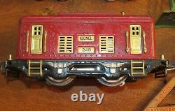 Lionel #292 Train Set with248 Engine & 607 / 608 Pullman Observation cars + Box