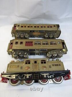 Lionel 402e, 419, 490 Standard Gauge Electric And 2 Passenger Cars Mojave 1926