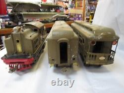 Lionel 402e, 419, 490 Standard Gauge Electric And 2 Passenger Cars Mojave 1926