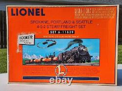 Lionel 6-11839 Hooker Spokane, Portland & Seattle 4-6-2 Steam Freight Set