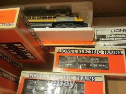 Lionel 6-1451 Set lot Erie Lackawanna Train Set LOCOMOTIVE +5 CARS + CABOOSE