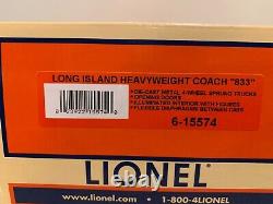 Lionel 6-15570 Long Island Heavyweight 3-Car Passenger Set 830-832 NIB