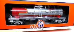 Lionel 6-29644 Santa Fe Sf Warbonnet Single Dome Tank Car Toy Train O Gauge Atsf