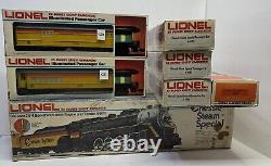 Lionel 6-8003 Chessie Steam Special & 5 Passenger Cars & Dining Car See Details