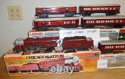 Lionel 6-8101 Chicago & Alton Hudson Locomotive Passenger Cars O Gauge Train Set