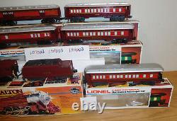 Lionel 6-8101 Chicago & Alton Hudson Locomotive Passenger Cars O Gauge Train Set