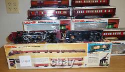 Lionel 6-8101 Chicago & Alton Hudson Locomotive Passenger Cars O Gauge Train Set