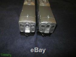 Lionel 6-8764 8765 8 B&O RDC Budd Cars Commuter Train 2 Car Set Power & Dummy