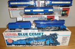 Lionel 6-8801 Blue Comet Cnj Steam Locomotive 5 Car Passenger O Gauge Train Set