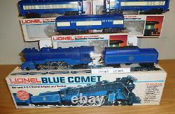 Lionel 6-8801 Blue Comet Cnj Steam Locomotive 5 Car Passenger O Gauge Train Set
