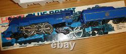 Lionel 6-8801 Blue Comet Cnj Steam Locomotive 5 Car Passenger O Gauge Train Set