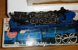 Lionel 6-8801 Blue Comet Cnj Steam Locomotive 5 Car Passenger O Gauge Train Set