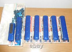 Lionel 6-8801 Blue Comet Cnj Steam Locomotive 5 Car Passenger O Gauge Train Set