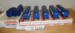 Lionel 6-8801 Blue Comet Cnj Steam Locomotive 5 Car Passenger O Gauge Train Set