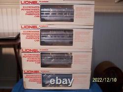 Lionel 9571 9572 9573 9574 Pennsylvania Aluminum 15 Passenger Cars Set (C8) LN