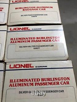 Lionel Burlington F3 Aba Passenger Set With 6 Cars & Add On Non Pwd B Unit C8+