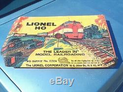 Lionel HO 1958 Postwar Freight Train Car Set 5709 Milwaukee Road Locomotive Box
