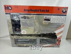 Lionel HO Scale LionChief Army Hospital Passenger Stream Train Set 1951030 AS IS