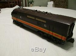 Lionel Illinois Central Passenger Train. F 3- A-b Locos 3 Aluminum Passenger Car