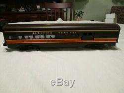 Lionel Illinois Central Passenger Train. F 3- A-b Locos 3 Aluminum Passenger Car