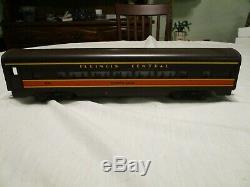 Lionel Illinois Central Passenger Train. F 3- A-b Locos 3 Aluminum Passenger Car