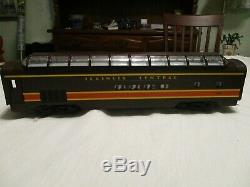 Lionel Illinois Central Passenger Train. F 3- A-b Locos 3 Aluminum Passenger Car