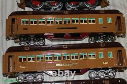 Lionel MTH 408E Standard Gauge Brown State Car 412 413 414 416 Pass Set