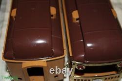 Lionel MTH 408E Standard Gauge Brown State Car 412 413 414 416 Pass Set
