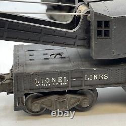 Lionel Model Trains #3469 Tender #2046W Locomotive #6460 Crane Class 250 Lot 3