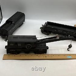 Lionel Model Trains #3469 Tender #2046W Locomotive #6460 Crane Class 250 Lot 3