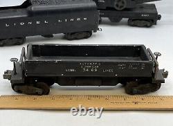 Lionel Model Trains #3469 Tender #2046W Locomotive #6460 Crane Class 250 Lot 3