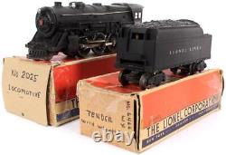 Lionel No. 2025 & 6466W Locomotive & Tender Lionel Lines Post War Train O Gauge