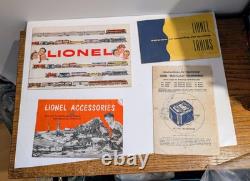 Lionel O-27 Train Set in Box 2055 WithWhistle Tender Booklets and More