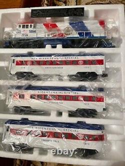 Lionel O Gage TCA Bicentennial Special Train Set Locomotive and 3 cars