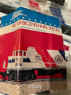 Lionel O Gage TCA Bicentennial Special Train Set Locomotive and 3 cars