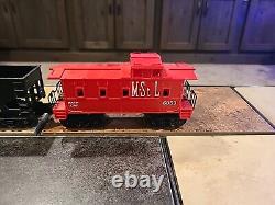 Lionel O Gauge Minneapolis & St. Louis Train. Engine, B Unit, And 5 Cars