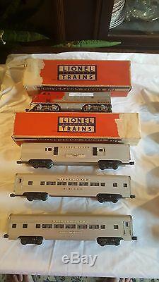 Lionel O Gauge Passenger Train Car Set Santa Fe Engine With 8 Cars See Desc