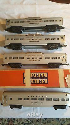 Lionel O Gauge Passenger Train Car Set Santa Fe Engine With 8 Cars See Desc